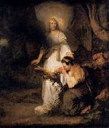 Hagar and the Angel FABRITIUS, Carel